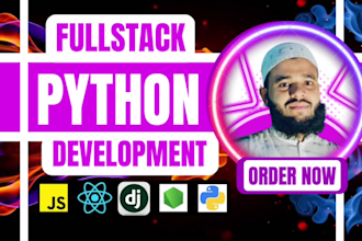 do web scraping python bot ai automation as django developer or python developer