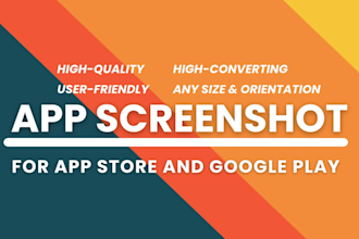 awesome and modern app screenshots