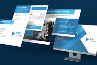 create professional pitchdeck presentation
