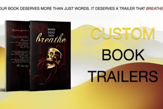 produce a professional book trailer to promote your novel