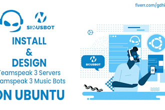 install design teamspeak 3 server and music bots on ubuntu