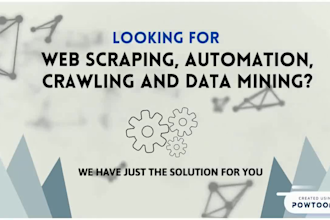 create bot for web scraping, web crawling and data mining