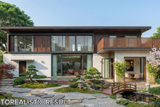 create photorealistic ai exterior architectural rendering