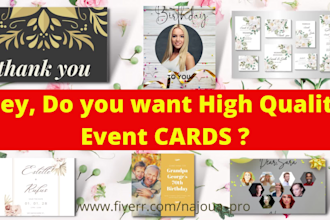 do wedding or event postcard invitation design greeting card