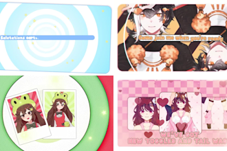 make intro, teaser, promotion video, debut for vtuber or streamer