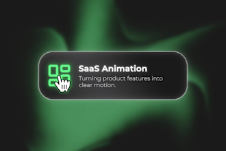 create saas product demo animation