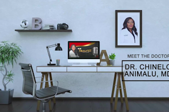 create unique website promo and presentation video