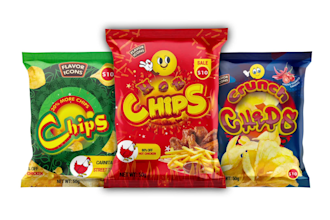 do chips, coffee, beef, spice label, stand up pouch bag packaging