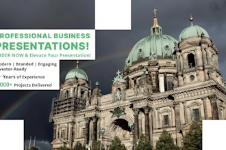 redesign business powerpoint presentation or google slides