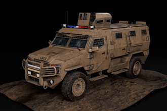 create game ready 3d props, weapons, and hard surface models
