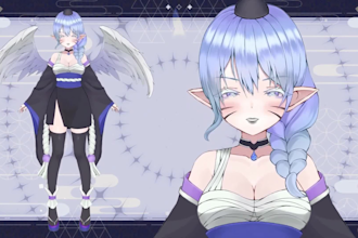 design and rig vtuber model live2d vtuber rigging anime vtuber avatar commission