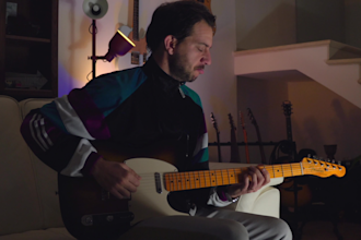 record custom electric or acoustic guitar tracks for your song