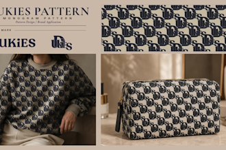 design luxury seamless monogram patterns for fashion and branding