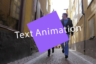 create modern kinetic typography and text animation for videos