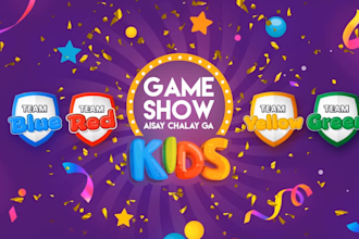 do 3d kids video intro logo animation for youtube, facebook