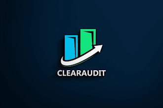 design financial tax accounting consulting bank credit repair logo