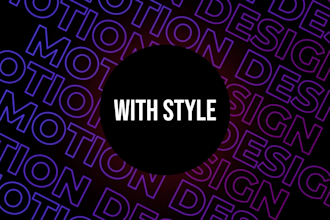 do kinetic typography, titles or animated text