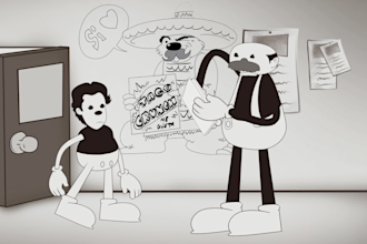 create storytelling stickman or stick figure animation