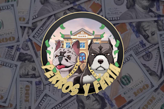 draw your dogs, bullies, frenchie pet illustration and logo