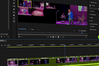 do multicam concert video editing