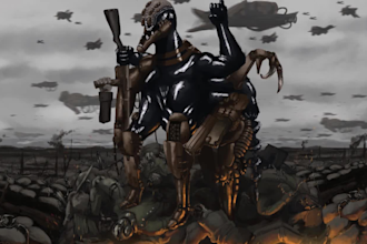 craft character and monster art specifically for you