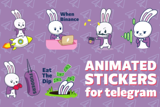 draw and animate custom telegram stickers