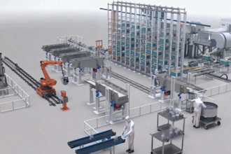 do 3d industrial video factory layout warehouse product assembly animation