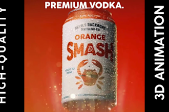 3d bottle animation 3d beverage animation 3d soda animation 3d bottle video ads