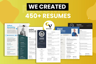do amazing resume design, infographic resume, cv expert, resume and cover letter