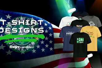 do an awesome custom typographic graphic tshirt design