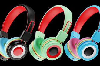 do 3d product photorealistic rendering and animation
