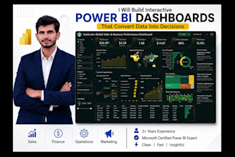 be your data visualization , data analyst and power bi expert