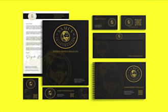 do business card design, letterhead, and stationery design