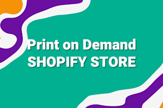 create print on demand shopify store, shopify dropshipping