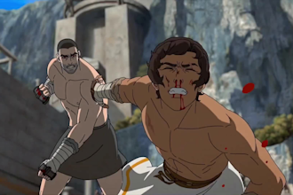 create 2d anime fighting scenes, anime battle animation and japanese anime style