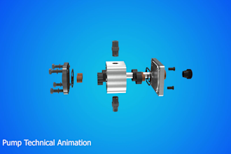 create industrial and technical 3d product animation