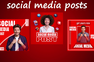 do creative social media post designs in 2 hours