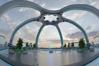 create 3d environment for unity game and blender
