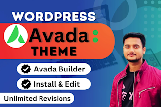 create avada wordpress website, avada website design with avada theme