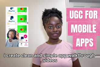 create a high converting ugc app demo video