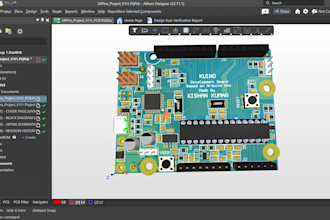 design pcb, schematics, bom, gerber, drill files on altium for you