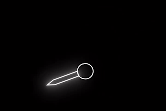 make short motion graphic black and white