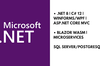 build asp dot net web and winforms desktop apps in c sharp