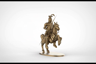sculpt a 3d model, 3d character for 3d printing