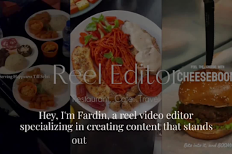 edit your instagram food reels