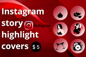 design instagram highlights for your instagram story icon