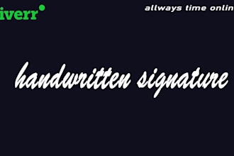 design your handwriting signature style logo text animation, gif maker