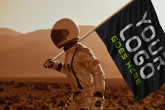 put your logo in a commercial mars mission  advertising video