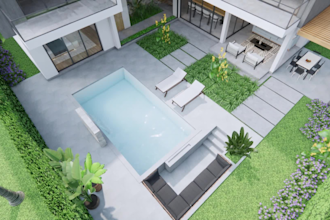 create photorealistic exterior rendering and house rendering
