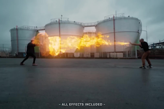 visual effects, blood rain smoke effects, fire explosion in after effects